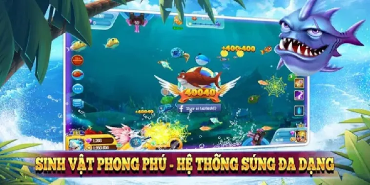 Bắn Cá RikVip Sảnh Game Đổi Thưởng Đẳng Cấp Chinh Phục Đại Dương Xanh