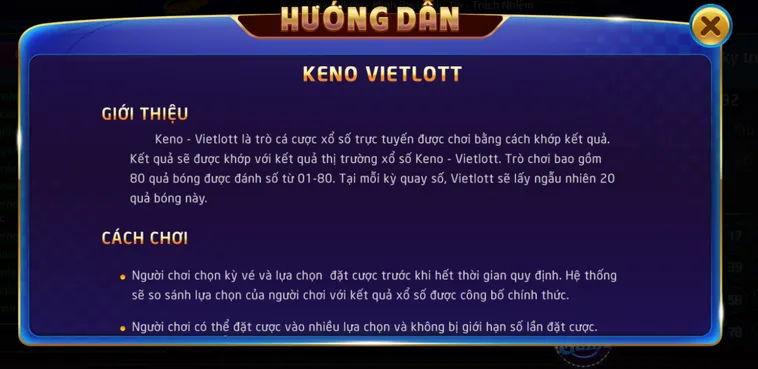Game Nhanh Keno Tại RikVip Xổ Số Tốc Độ Với Cơ Hội Trúng Lớn