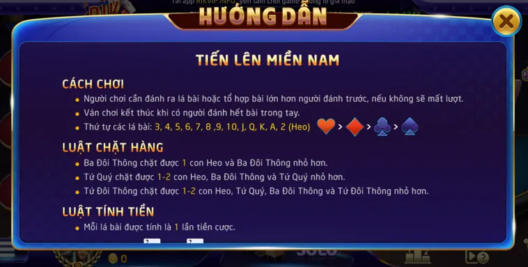 Chinh Phục Tiến Lên Miền Nam Cổng Game RikVip Nhận Thưởng Lớn Cực Hấp Dẫn